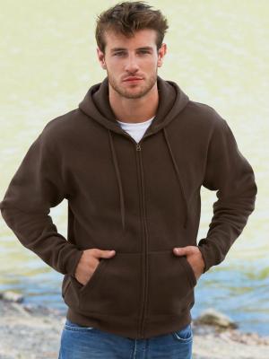 Felpa cappuccio zip Premium